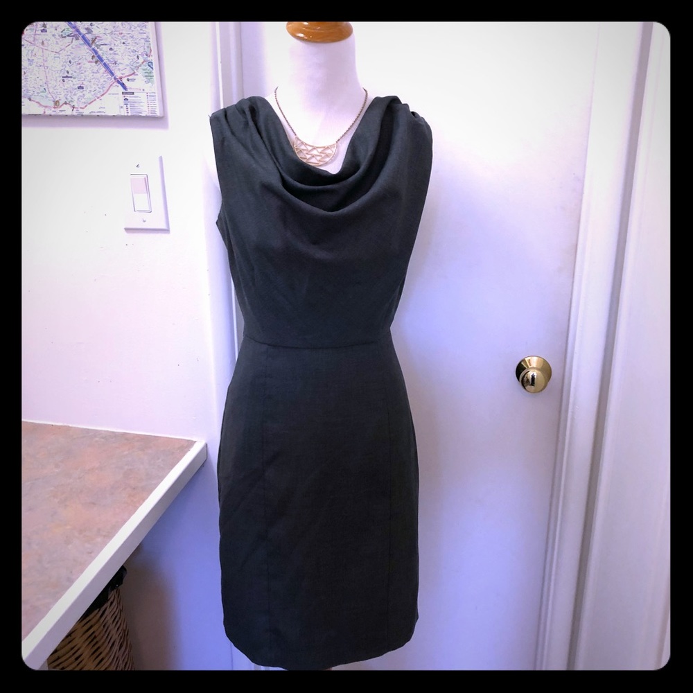 Cowl Neck Sheath Dress